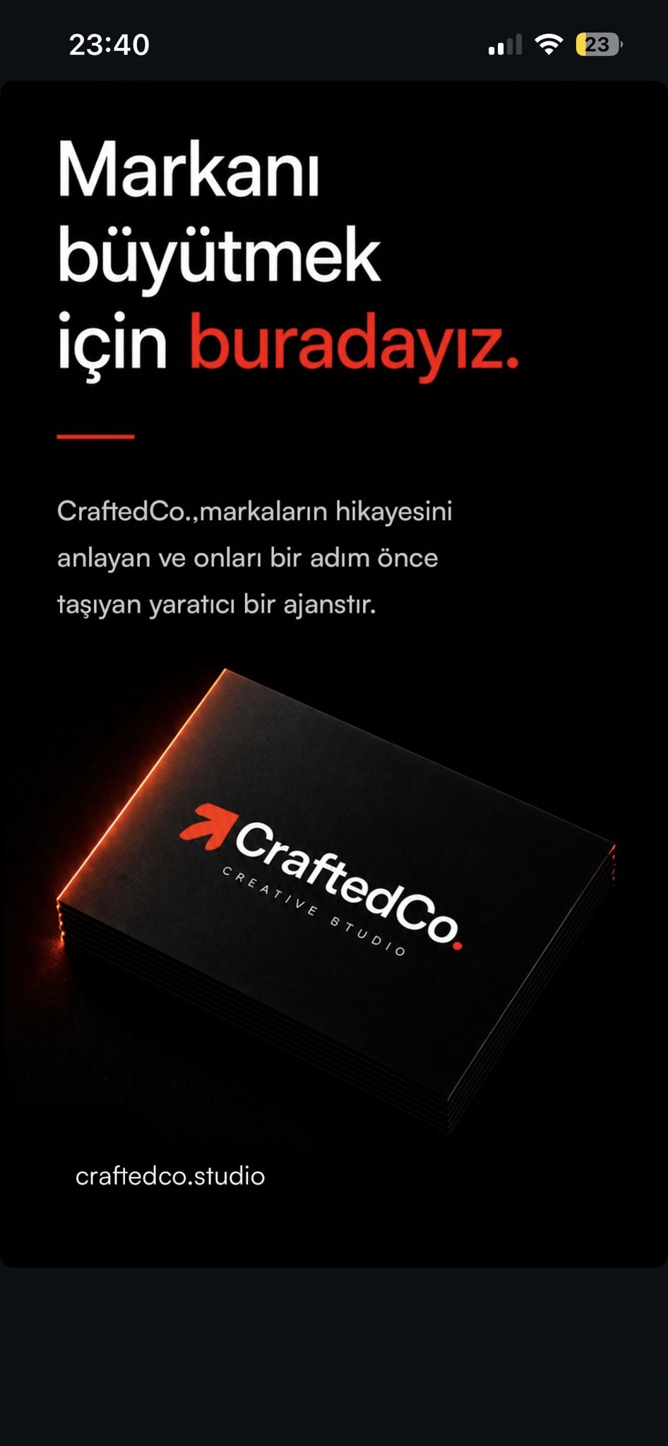CraftedCo marka kartı görseli